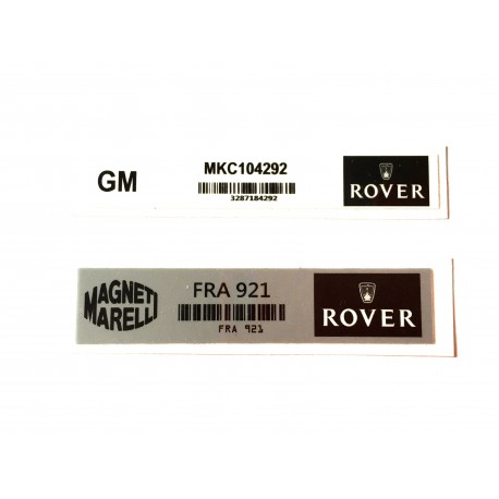 Rover Mini MPi 2 Piece Sticker Pack