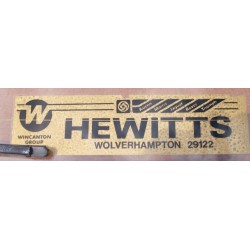 Hewitts of Wolverhampton British Leyland Replica Dealer Sticker