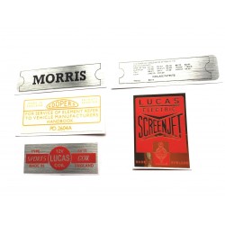 Morris 1800 Engine Bay Sticker Bundle 4