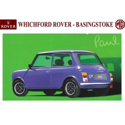 Whichford Rover - Basingstoke Replica Number Plate Stickers x2