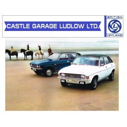 Castle Garage Ludlow Ltd. British Leyland Replica Dealer Sticker