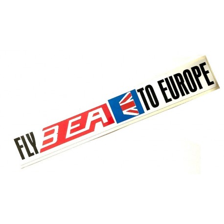 FLY BEA To Europe Replica Sticker