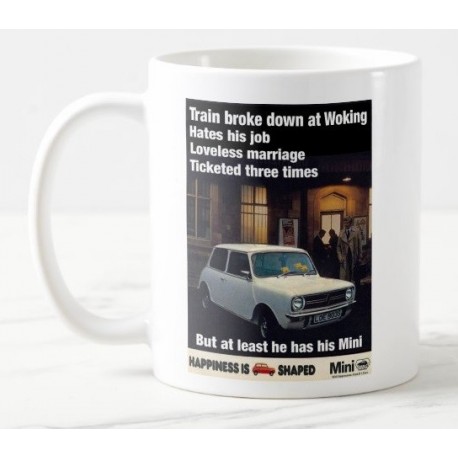 Happiness is Mini Shaped Parody Mug