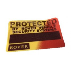 Rover Security Etching Label Sticker BAC10201 x2