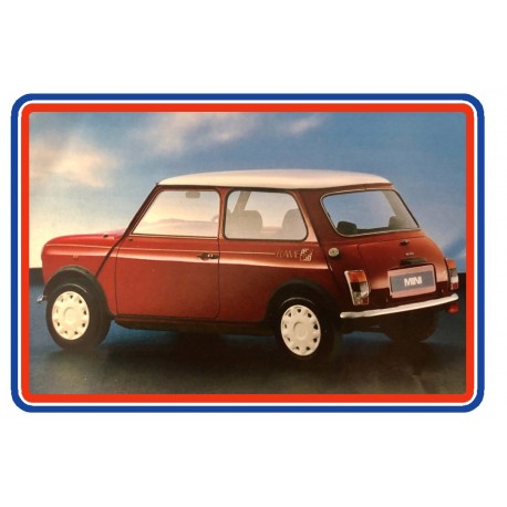 Austin Rover Mini Flame Red Full Engine Bay Sticker Bundle
