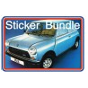 Austin Rover Mini HLE Full Engine Bay Sticker Bundle