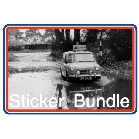 Austin Mini Mk1 850 1000 & Cooper Sticker Bundle 7