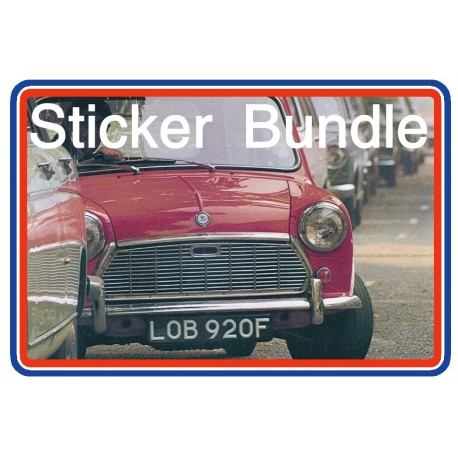 Mk2 Austin Mini Sticker Bundle 9