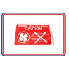 Radiator Warning Sticker - MISE EN GARDE CAUTION