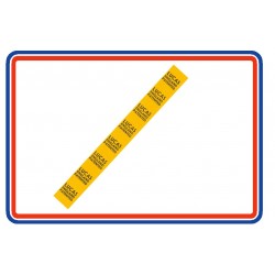 LUCAS Wiring Loom Harness Sticker Strip ST122