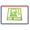 95 RON Petrol Sticker (small type)