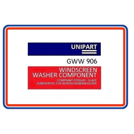 Windscreen Washer Bottle Sticker for Austin Mini etc  GWW906