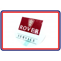 Rover Service Circular Window Sticker