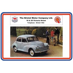 The Bristol Motor Company - Morris & BMC Replica Dealer Window Sticker