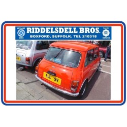 RIDDELSDELL BROS. BRITISH LEYLAND Replica Dealer Window Sticker