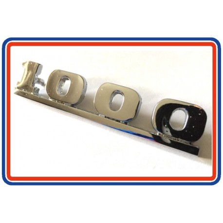 Chrome 1000  Mk2 Boot Badge ALA6695