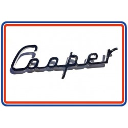 Cooper Boot Script Badge for MK1 Mini