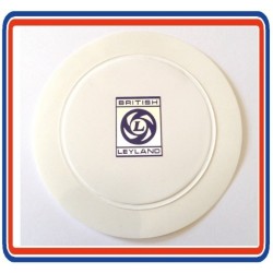 Replica British Leyland Tax Disc Holder with Alloy Effect Logo