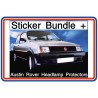 MG Metro Sticker Bundle 8 + Austin Rover Headlamp Protectors