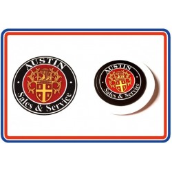Austin Sales & Service Bumper Sticker & Tax Disc Holder