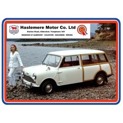 Haslemere Motor Co Ltd Aldershot - Morris & BMC Replica Dealer Window Sticker
