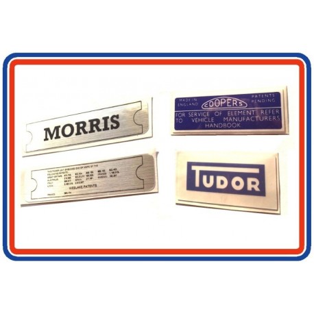 Morris Mini Mk1 850 1000 & Cooper Sticker Bundle 3