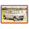 Morris Mini Mk2 850 1000 & Cooper Sticker Bundle 4