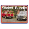 Morris Mini Mk2 850 1000 & Cooper Sticker Bundle 5