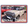 Morris Mini Mk2 850 1000 & Cooper Sticker Bundle 10