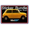 BL Mini Mk4 A+ 1000 Sticker Bundle 3 + Replica Dealer Sticker