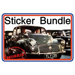 Morris Minor Engine Bay Sticker Bundle 6
