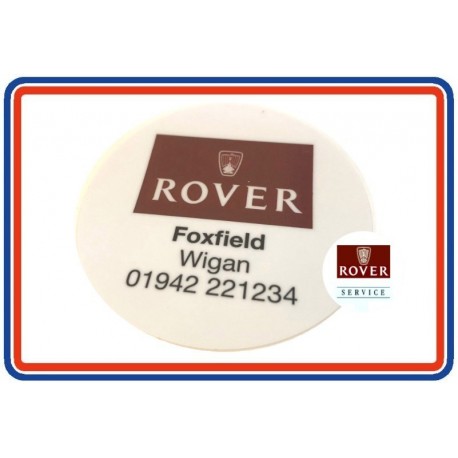 Foxfield Rover of Wigan Replica Dealer Sticker + Rover Service Sticker