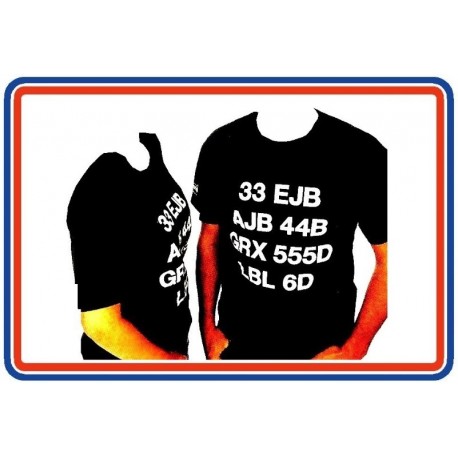 Works Rally Mini 33 EJB AJB44B GRX555D LBL6D Black T-Shirt