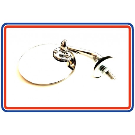Chrome Adjustable Wing Mirror - Nearside / Passenger Side