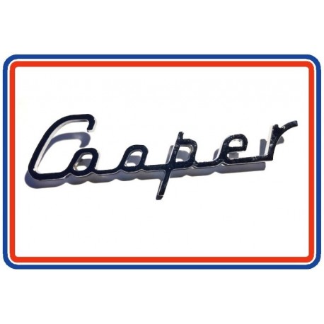Cooper Boot Script Badge for MK1 Mini 24A23