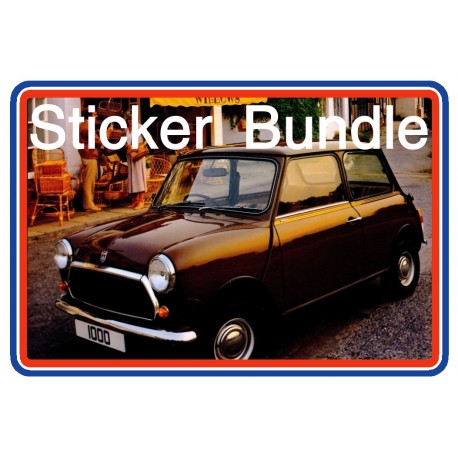 BL Mini Mk4 850 1000 & 1100 Special Sticker Bundle 3