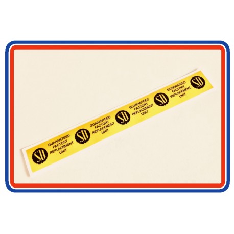 SU Fuel Pump Sticker SUFPS3