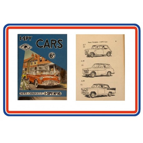 I - SPY CARS Pocket Book 1960 - Used