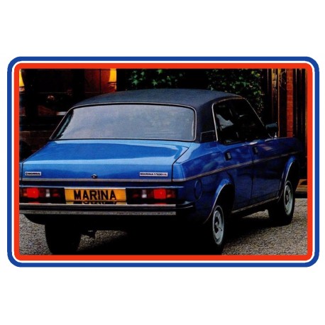 Morris Marina 2 Sticker O-Series Bundle 4 & UK Bumper Sticker