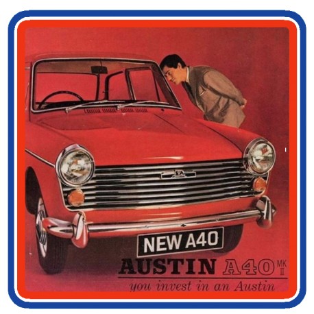 Austin A40 Sticker Bundle 4