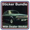 Austin Maxi 2 Engine Bay Sticker Bundle 3 + Dealer Sticker