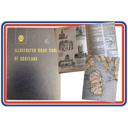 AA Illustrated Road Map of Scotland 1960