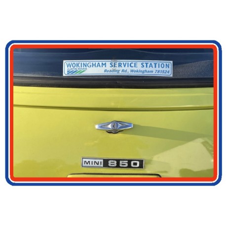 Wokingham Service Station Austin-Rover Replica Dealer Sticker