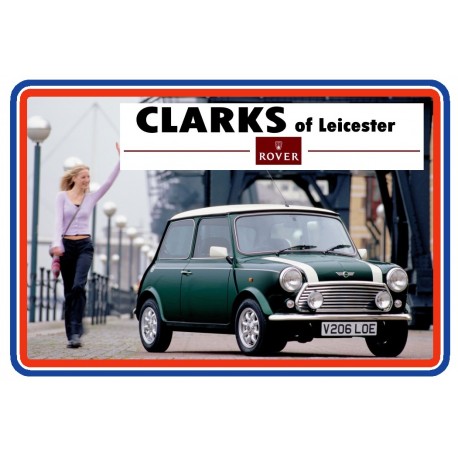 Clarks Rover of Leicester Replica Dealer Sticker