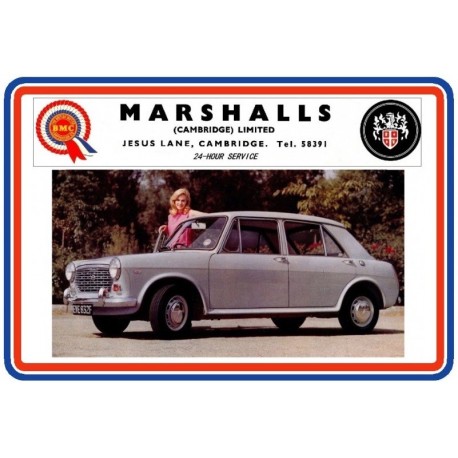 Marshalls of Cambridge BMC Replica Dealer Sticker