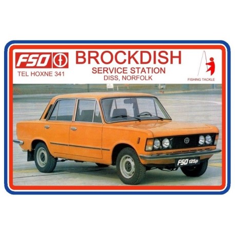 Brockdish FSO Diss Norfolk Replica Dealer Sticker