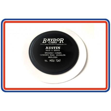 Brydor Cars of Hounslow Replica Austin Sales & Service Tax Disc Holder
