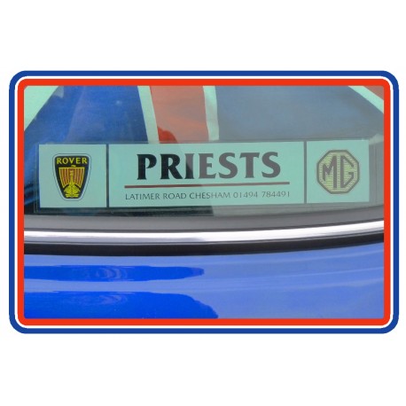 AMES ROVER of Bury St. Edmunds Repro Dealer Sticker