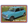 BL Mini Mk3 Cooper 'S' Sticker Bundle 7 with boot badge