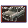 Austin Morris Mini 1100 Special Full Engine Bay Sticker Bundle